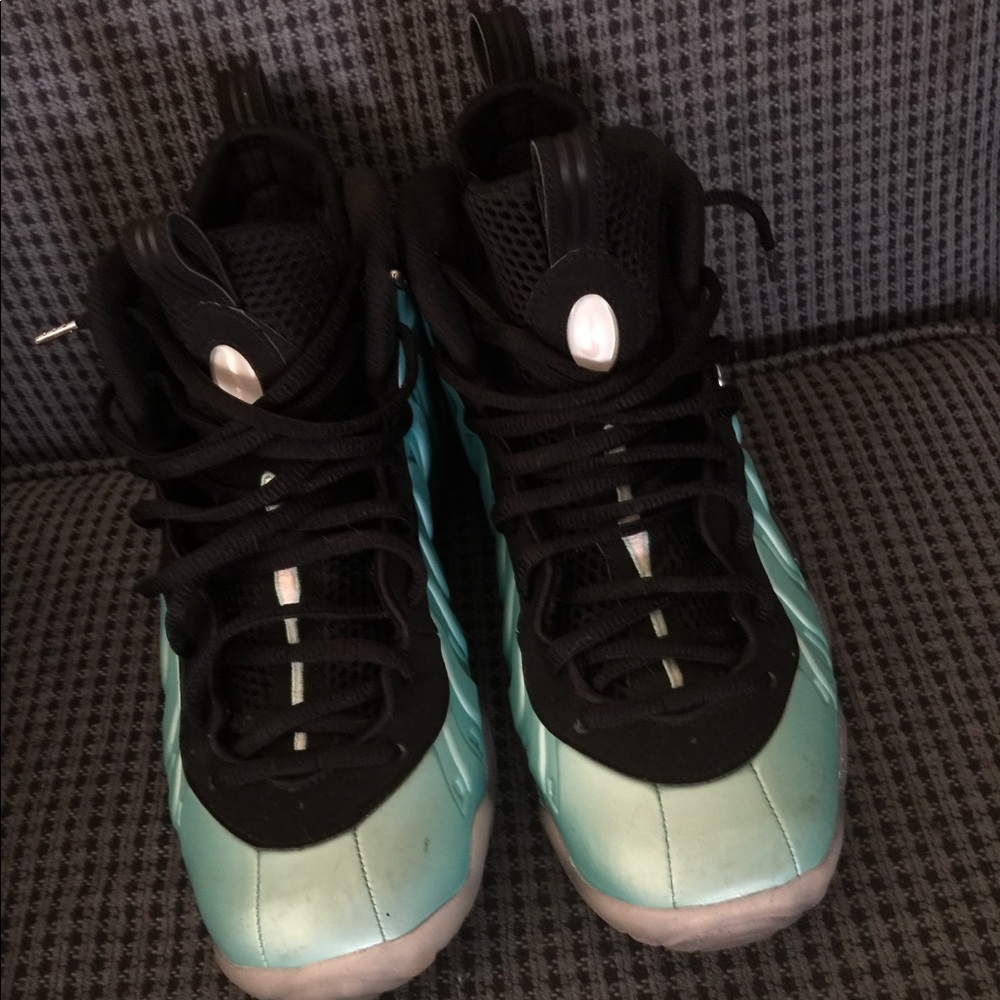 Foamposite “Island Green” size 7